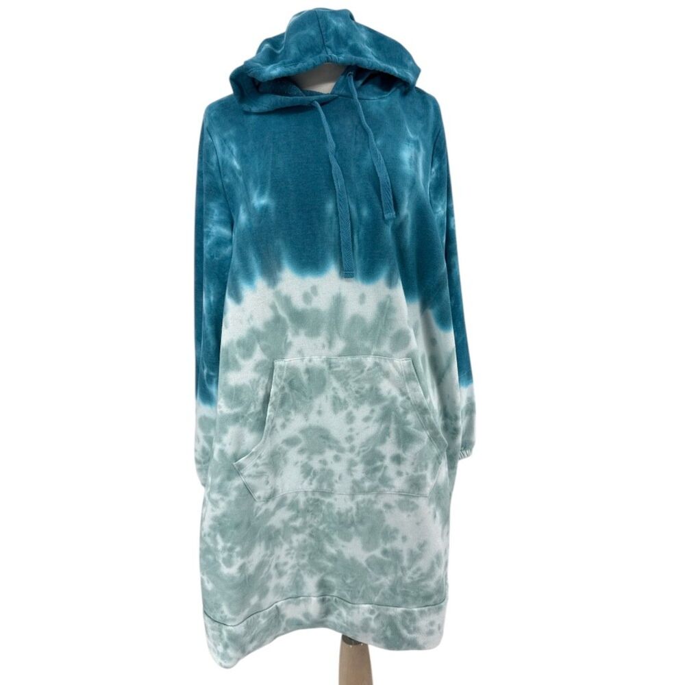 Hooded Sweatshirt 18/20 womens plus size Livi Oversized Tie Dye lane bryant